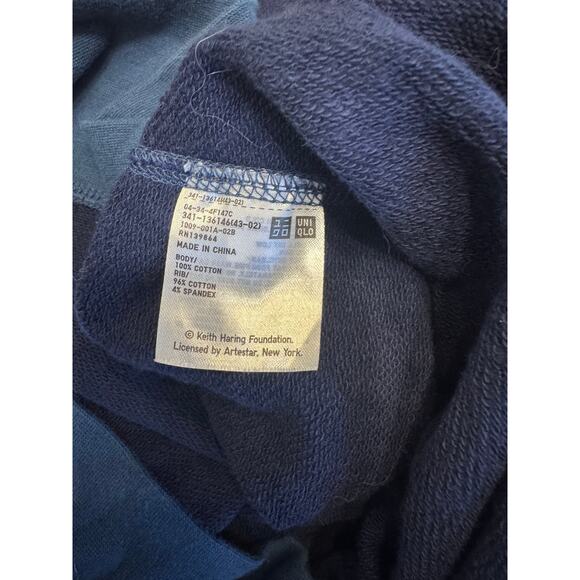 Keith Haring x Uniqlo SPRZ NY Graphic Sweatshirt – Navy Blue – Size M - Picture 5 of 6